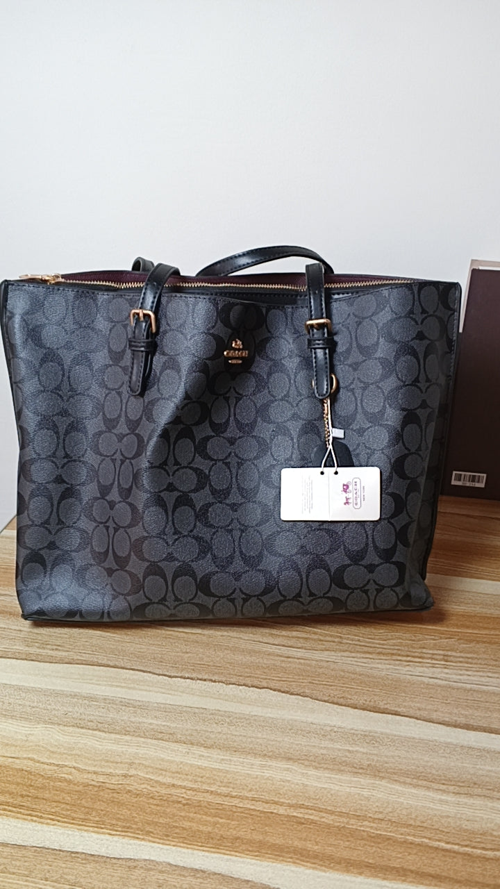 Sac caba en cuir